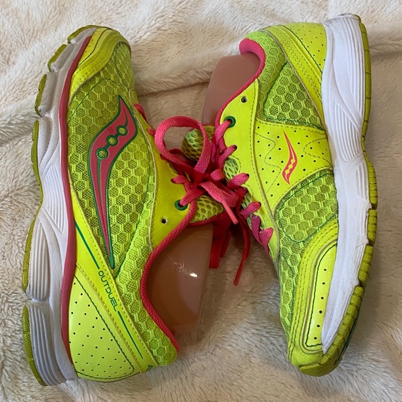 Saucony Outduel Grid Lightweight Athletic Active Running Workout Shoes Sz 7 VGC - Picture 7 of 7